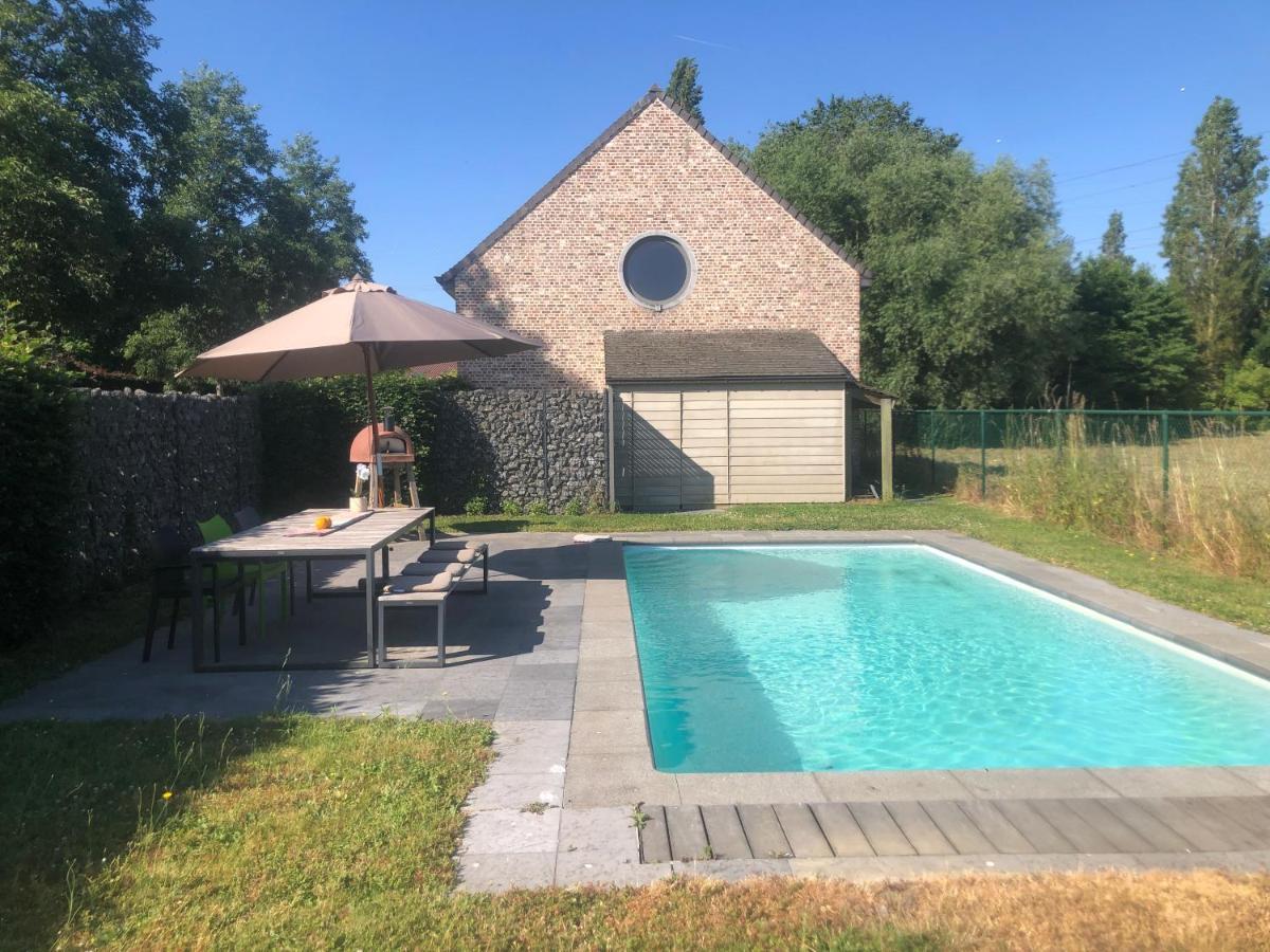 Landelijke Villa Met Zwembad En Gezellige Openhaard Zemst Eksteriør billede